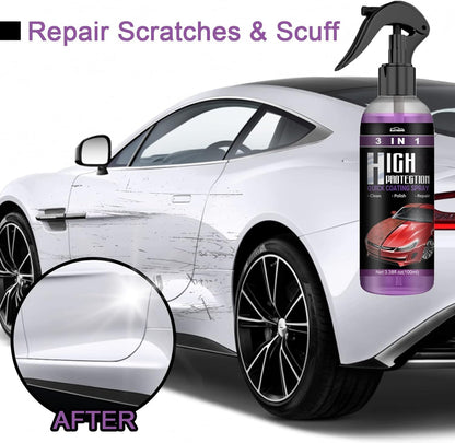 3 in 1 Powerful Car Coating Spray (Pack of 2)