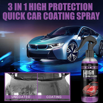 3 in 1 Powerful Car Coating Spray (Pack of 2)